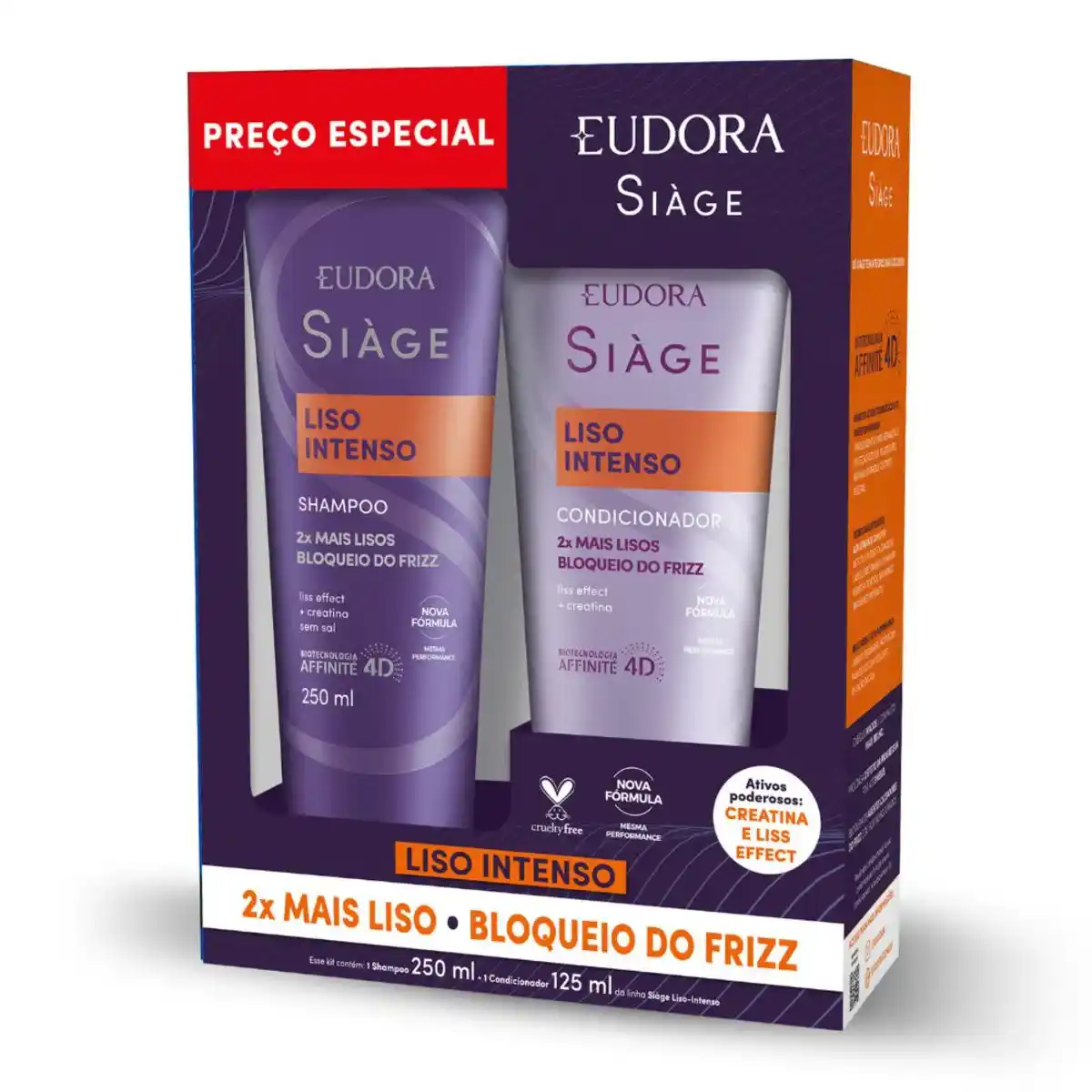 Eudora Siàge Liso Intenso Value Pack